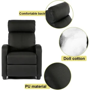 Recliner Chair for Living Room Recliner Sofa Wingback Single Sofa Accent  Arm Chair 3